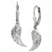 Silberdream SilberDream Ohrhänger Flügel Zirkonia weiß 925 Silber Ohrring SDO4424W