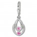 Silberdream SilberDream Ohrhänger Glamour Zirkonia Pink Ohrring 925 Silber SDO522P