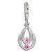 Silberdream SilberDream Ohrhänger Glamour Zirkonia Pink Ohrring 925 Silber SDO522P
