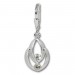 Silberdream SilberDream Ohrhänger Glamour Zirkonia Weiß Ohrring 925 Silber SDO522W