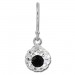 Silberdream SilberDream Ohrhänger Glitzer Kugel Eye Weiß Zirkonia 925er SDO8603W