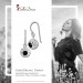 Silberdream SilberDream Ohrhänger Glitzer Kugel Eye Weiß Zirkonia 925er SDO8603W