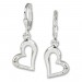 Silberdream SilberDream Ohrhänger Herz Ohrring 925 Sterling Silber SDO504