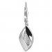 Silberdream SilberDream Ohrhänger Leaf Zirkonia Weiß 925 Silber Damen Ohrring SDO4441W
