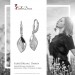 Silberdream SilberDream Ohrhänger Leaf Zirkonia Weiß 925 Silber Damen Ohrring SDO4441W