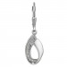 Silberdream SilberDream Ohrhänger Loop Zirkonia Weiß 925 Sterling Silber Damen SDO4373W