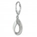 Silberdream SilberDream Ohrhänger Loop Zirkonia Weiß 925 Sterling Silber Damen SDO4373W