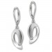 Silberdream SilberDream Ohrhänger O-Form Zirkonia 925 Sterling Silber Damen Ohrring SDO4338W