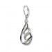 Silberdream SilberDream Ohrhänger Oval Geflochten Zirkonia 925 Silber Damen Ohrring SDO4347W
