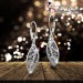 Silberdream SilberDream Ohrhänger Oval Zirkonia Weiß 925 Silber Damen Ohrring SDO4318W