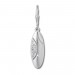 Silberdream SilberDream Ohrhänger Oval Zirkonia Weiß 925 Silber Ohrring SDO353M