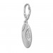 Silberdream SilberDream Ohrhänger Oval Zirkonia Weiß 925 Silber Ohrring SDO353M