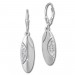 Silberdream SilberDream Ohrhänger Oval Zirkonia weiß 925 Silber Ohrring SDO353M