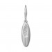 Silberdream SilberDream Ohrhänger Oval Zirkonia Weiß 925 Silber Ohrring SDO354M