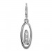 Silberdream SilberDream Ohrhänger Oval Zirkonia Weiß 925 Silber Ohrring SDO4288W