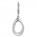 Silberdream SilberDream Ohrhänger Oval Zirkonia Weiß 925 Sterling Silber Damen SDO4383W