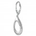 Silberdream SilberDream Ohrhänger Oval Zirkonia Weiß 925 Sterling Silber Damen SDO4383W