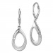Silberdream SilberDream Ohrhänger Oval Zirkonia weiß 925 Sterling Silber Damen SDO4383W