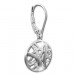 Silberdream SilberDream Ohrhänger Scheibe Zirkonia Weiß 925 Silber Damen Ohrring SDO4316W
