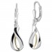 Silberdream SilberDream Ohrhänger Shine bicolor 925 Sterling Silber Damen SDO4443T