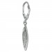 Silberdream SilberDream Ohrhänger Ship Zirkonia Weiß 925 Sterling Silber Damen SDO4385W