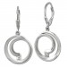 Silberdream SilberDream Ohrhänger Spirale Zirkonia weiß 925 Sterling Silber Damen SDO4379W
