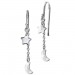 Silberdream SilberDream Ohrhänger Stern & Mond 925er Sterling Silber Damen Ohrring SDO8807J