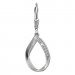 Silberdream SilberDream Ohrhänger Swing Zirkonia Weiß 925 Sterling Silber Damen SDO4378W