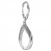 Silberdream SilberDream Ohrhänger Swing Zirkonia Weiß 925 Sterling Silber Damen SDO4378W