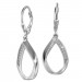 Silberdream SilberDream Ohrhänger Swing Zirkonia weiß 925 Sterling Silber Damen SDO4378W