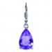 Silberdream SilberDream Ohrhänger Träne Lila Ohrring 925 Silber SDO520V