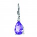 Silberdream SilberDream Ohrhänger Träne Lila Ohrring 925 Silber SDO520V