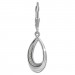 Silberdream SilberDream Ohrhänger Träne Zirkonia Weiß 925 Sterling Silber Damen SDO4371W