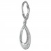 Silberdream SilberDream Ohrhänger Träne Zirkonia Weiß 925 Sterling Silber Damen SDO4371W
