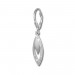 Silberdream SilberDream Ohrhänger Tropfen Zirkonia Weiß 925 Silber Ohrring SDO358M