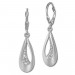 Silberdream SilberDream Ohrhänger Tropfen Zirkonia weiß 925 Silber Ohrring SDO367M