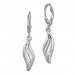 Silberdream SilberDream Ohrhänger Welle 925 Sterling Silber Ohrring SDO4282J