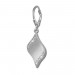 Silberdream SilberDream Ohrhänger Welle Zirkonia Weiß 925 Silber Ohrring SDO363M