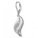 Silberdream SilberDream Ohrhänger Welle Zirkonia Weiß 925 Silber Ohrring SDO4292W