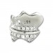 Silberdream SilberDream Ohrklemme Blatt Zirkonia Ear Cuff Ohrringe 925 Silber GSO504W