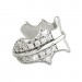 Silberdream SilberDream Ohrklemme Blatt Zirkonia Ear Cuff Ohrringe 925 Silber GSO504W