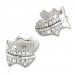 Silberdream SilberDream Ohrklemme Blatt Zirkonia Ear Cuff Ohrringe 925 Silber GSO504W