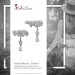 Silberdream SilberDream Ohrklemme Blumen Zirkonia Ear Cuff Ohrringe 925 Silber GSO436W