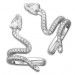 Silberdream SilberDream Ohrklemme Schlange Zirkonia Ear Cuff Ohrring 925 Silber GSO470L