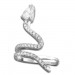 Silberdream SilberDream Ohrklemmen Set Schlange Zirkonia Ear Cuff Ohrring 925 Silber GSO470W
