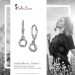 Silberdream SilberDream Ohrring Doppelring 925 Sterling Silber Ohrhänger SDO5687