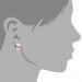 Silberdream SilberDream Ohrring Kleeblatt Zirkonia Rosa 925er Ohrstecker SDO544A