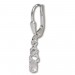 Silberdream SilberDream Ohrring Kleine Blume Zirkonia Weiß 925 Ohrhänger SDO535W