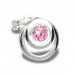 Silberdream SilberDream Ohrring Kreise Zirkonia Rosa 925 Silber Ohrstecker SDO542A