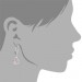 Silberdream SilberDream Ohrring Triangel Zirkonia Rosa 925 Ohrhänger SDO546A